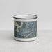 Front View Custom Heber Springs Arkansas Map Enamel Mug in Afternoon