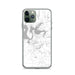 Custom iPhone 11 Pro Heber Springs Arkansas Map Phone Case in Classic