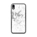 Custom iPhone XR Heber Springs Arkansas Map Phone Case in Classic