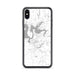 Custom iPhone XS Max Heber Springs Arkansas Map Phone Case in Classic