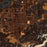 Heber Springs Arkansas Map Print in Ember Style Zoomed In Close Up Showing Details
