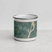 Front View Custom Helena Arkansas Map Enamel Mug in Afternoon