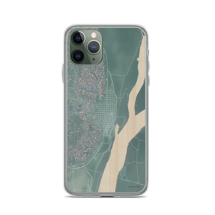 Custom iPhone 11 Pro Helena Arkansas Map Phone Case in Afternoon