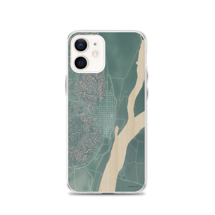 Custom iPhone 12 Helena Arkansas Map Phone Case in Afternoon