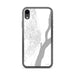 Custom iPhone XR Helena Arkansas Map Phone Case in Classic
