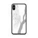 Custom iPhone X/XS Helena Arkansas Map Phone Case in Classic