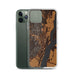 Custom Helena Arkansas Map Phone Case in Ember
