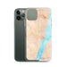 Custom Helena Arkansas Map Phone Case in Watercolor
