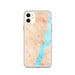 Custom iPhone 11 Helena Arkansas Map Phone Case in Watercolor