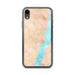 Custom iPhone XR Helena Arkansas Map Phone Case in Watercolor