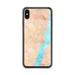 Custom iPhone XS Max Helena Arkansas Map Phone Case in Watercolor