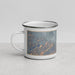 Left View Custom Helena Montana Map Enamel Mug in Afternoon