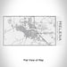 Rendered View of Helena Montana Map Engraving on 17oz Stainless Steel Insulated Cola Bottle in White