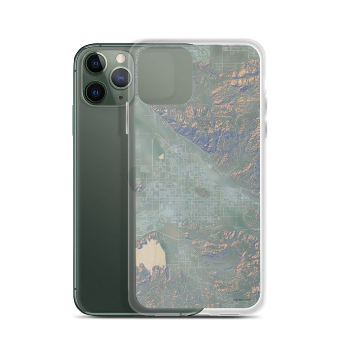 Custom Hemet California Map Phone Case in Afternoon