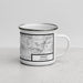 Right View Custom Hemet California Map Enamel Mug in Classic
