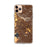 Custom iPhone 11 Pro Max Hemet California Map Phone Case in Ember