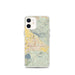 Custom iPhone 12 mini Hemet California Map Phone Case in Woodblock