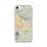 Custom iPhone SE Hemet California Map Phone Case in Woodblock