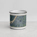 Front View Custom Henderson Kentucky Map Enamel Mug in Afternoon