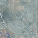 Henderson Nevada Map Print in Afternoon Style Zoomed In Close Up Showing Details
