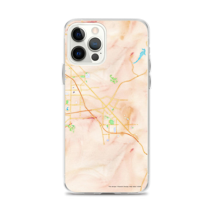 Custom Henderson Nevada Map iPhone 12 Pro Max Phone Case in Watercolor