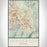 Henderson Nevada Map Print Portrait Orientation in Woodblock Style With Shaded Background