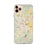 Custom iPhone 11 Pro Max Hendersonville North Carolina Map Phone Case in Woodblock