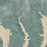 Hendersonville Tennessee Map Print in Afternoon Style Zoomed In Close Up Showing Details