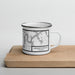 Right View Custom Hendersonville Tennessee Map Enamel Mug in Classic