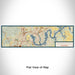 Flat View of Map Custom Hendersonville Tennessee Map Enamel Mug in Woodblock
