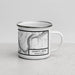 Right View Custom Henry's Bend Pennsylvania Map Enamel Mug in Classic