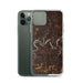 Custom Henry's Bend Pennsylvania Map Phone Case in Ember