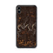 Custom iPhone XS Max Henry's Bend Pennsylvania Map Phone Case in Ember