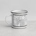 Left View Custom Hermitage Pennsylvania Map Enamel Mug in Classic