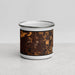 Front View Custom Hermitage Pennsylvania Map Enamel Mug in Ember