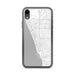 Custom iPhone XR Hermosa Beach California Map Phone Case in Classic