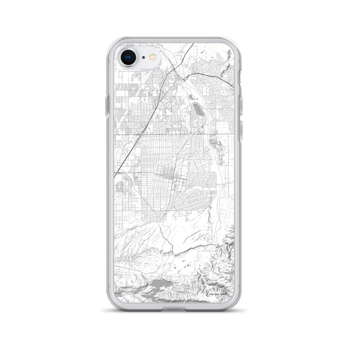 Custom iPhone SE Hesperia California Map Phone Case in Classic