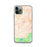 Custom iPhone 11 Pro Hesperia California Map Phone Case in Watercolor