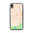 Custom iPhone XR Hesperia California Map Phone Case in Watercolor