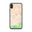 Custom iPhone X/XS Hesperia California Map Phone Case in Watercolor