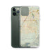 Custom Hesperia California Map Phone Case in Woodblock