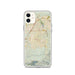 Custom iPhone 11 Hesperia California Map Phone Case in Woodblock