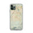 Custom iPhone 11 Pro Hesperia California Map Phone Case in Woodblock