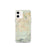 Custom iPhone 12 mini Hesperia California Map Phone Case in Woodblock