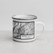 Right View Custom Hesperus Mountain Colorado Map Enamel Mug in Classic