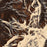 Hesperus Mountain Colorado Map Print in Ember Style Zoomed In Close Up Showing Details