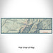 Flat View of Map Custom Hesperus Mountain Colorado Map Enamel Mug in Woodblock