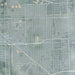 Hialeah Florida Map Print in Afternoon Style Zoomed In Close Up Showing Details