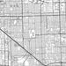 Hialeah Florida Map Print in Classic Style Zoomed In Close Up Showing Details