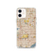 Custom Hialeah Florida Map iPhone 12 Phone Case in Woodblock